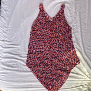 Handmade Crochet Boho Style Mesh Dress Women’s One Size